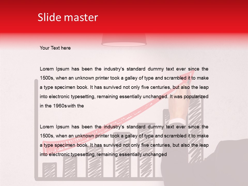 Drawing Male People PowerPoint Template