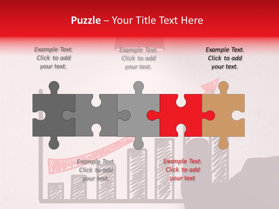 Drawing Male People PowerPoint Template