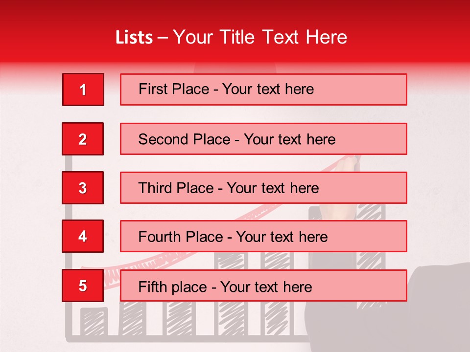 Drawing Male People PowerPoint Template