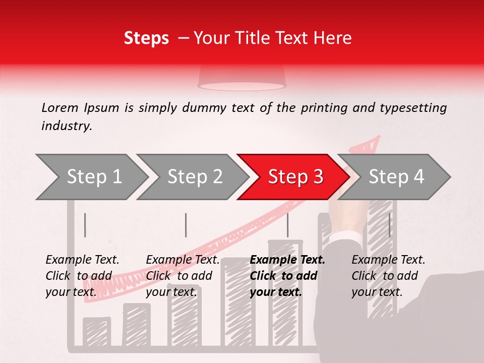 Drawing Male People PowerPoint Template