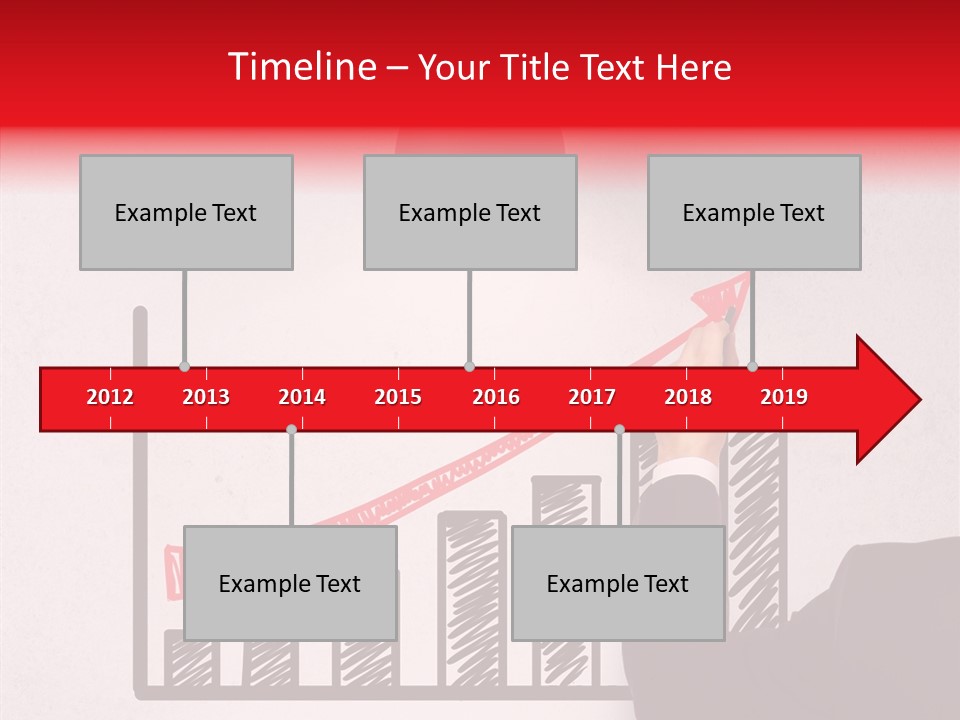 Drawing Male People PowerPoint Template