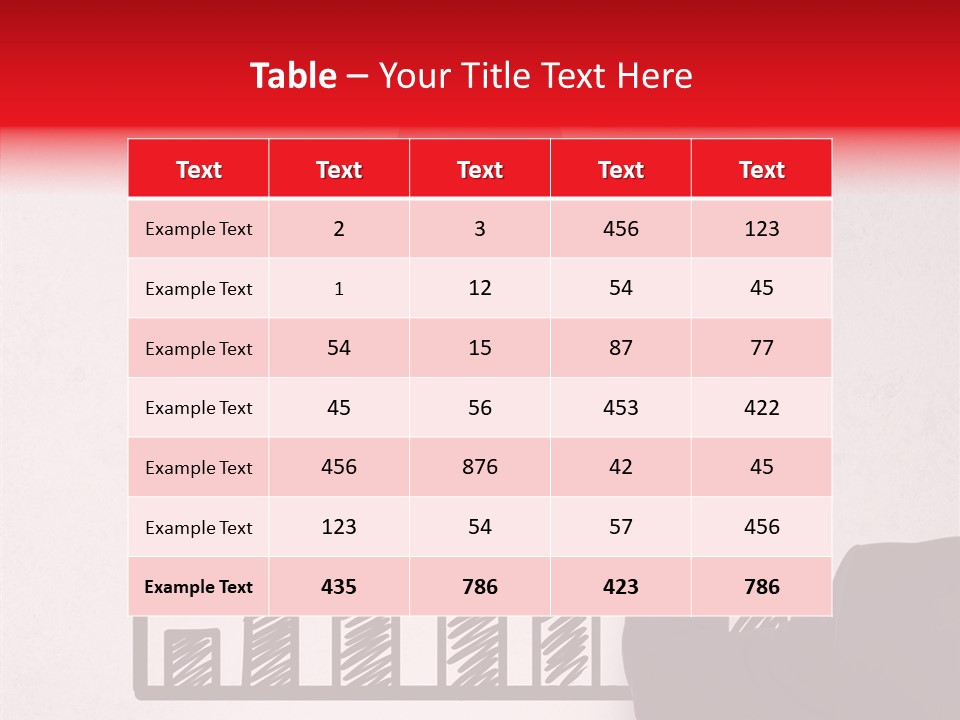 Drawing Male People PowerPoint Template