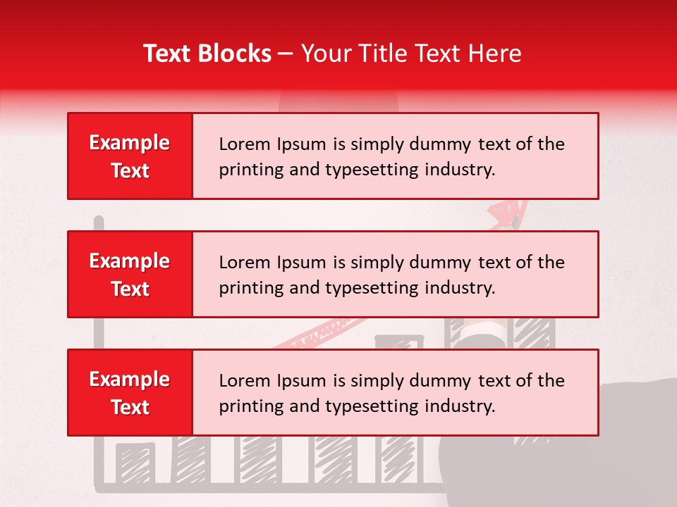Drawing Male People PowerPoint Template