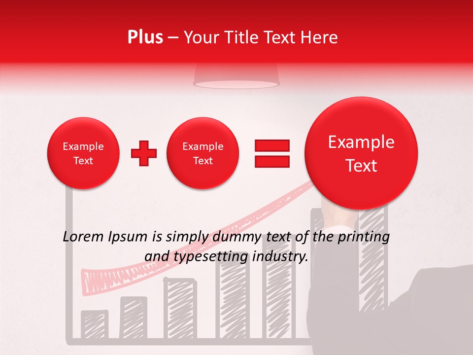 Drawing Male People PowerPoint Template