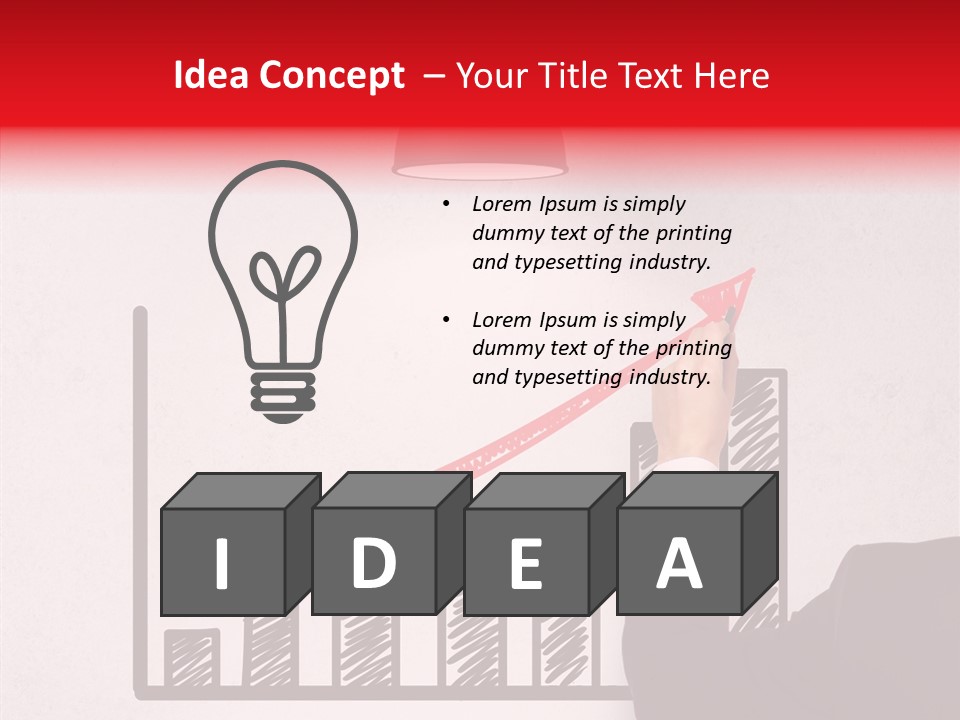Drawing Male People PowerPoint Template