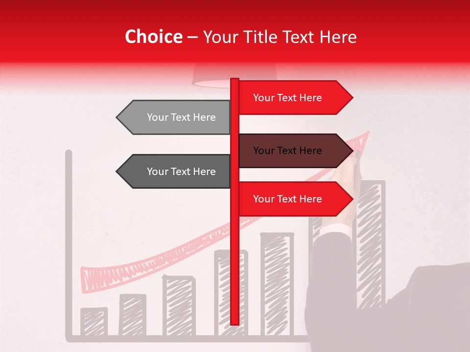 Drawing Male People PowerPoint Template