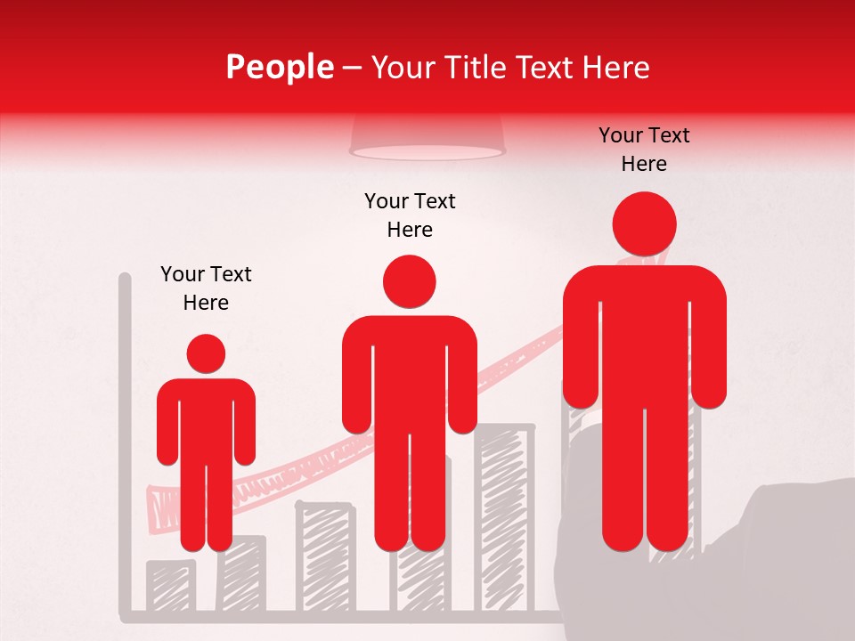 Drawing Male People PowerPoint Template