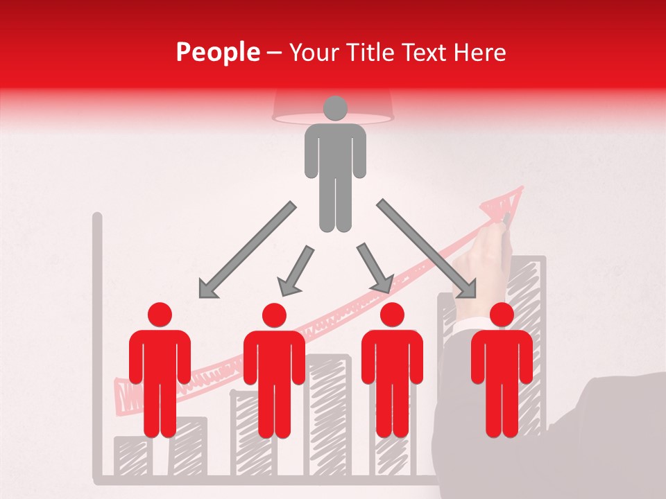 Drawing Male People PowerPoint Template