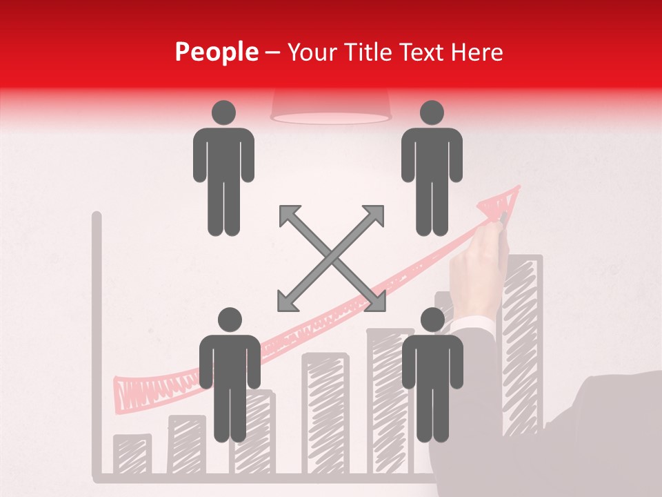 Drawing Male People PowerPoint Template