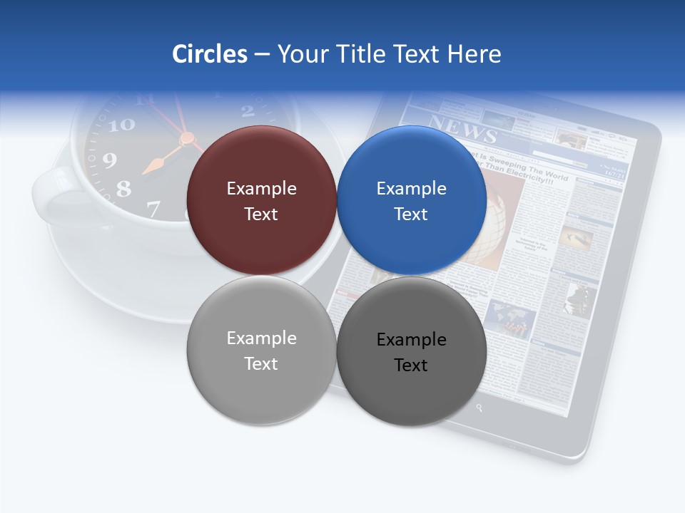 Visual Close Up Business PowerPoint Template