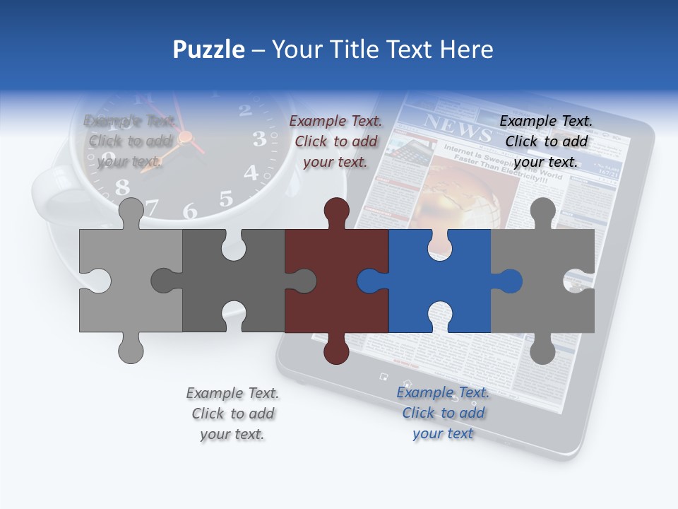 Visual Close Up Business PowerPoint Template