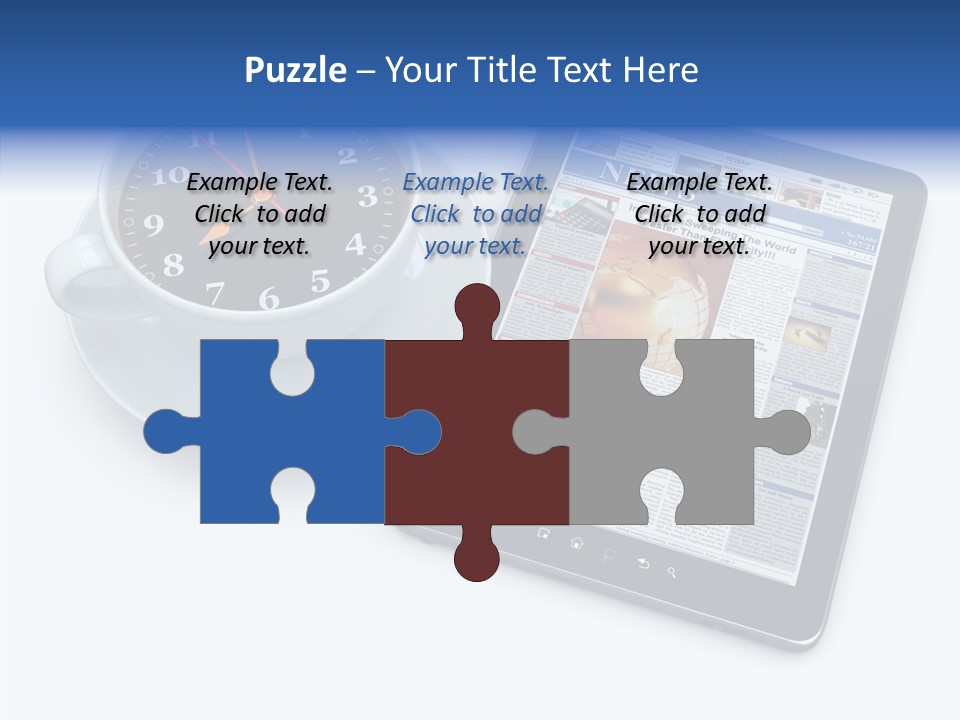 Visual Close Up Business PowerPoint Template