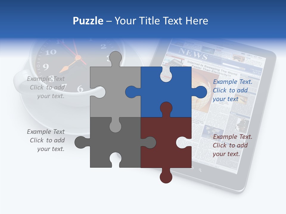 Visual Close Up Business PowerPoint Template
