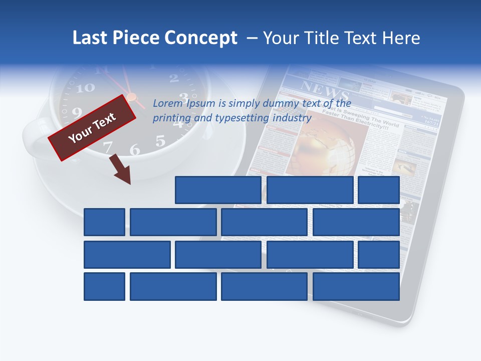 Visual Close Up Business PowerPoint Template