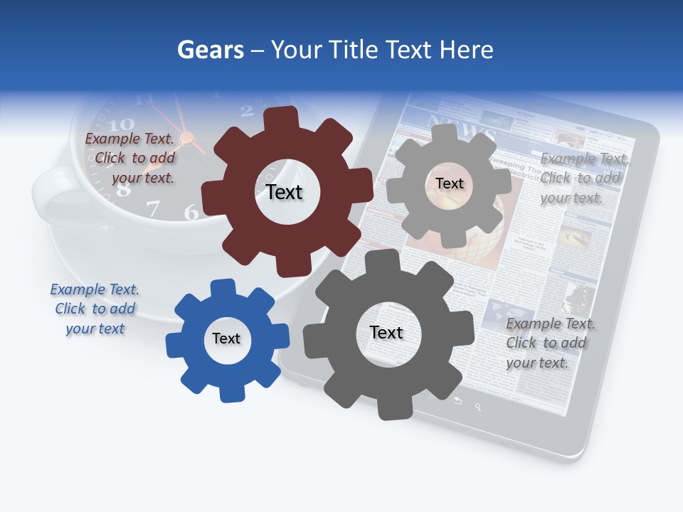 Visual Close Up Business PowerPoint Template