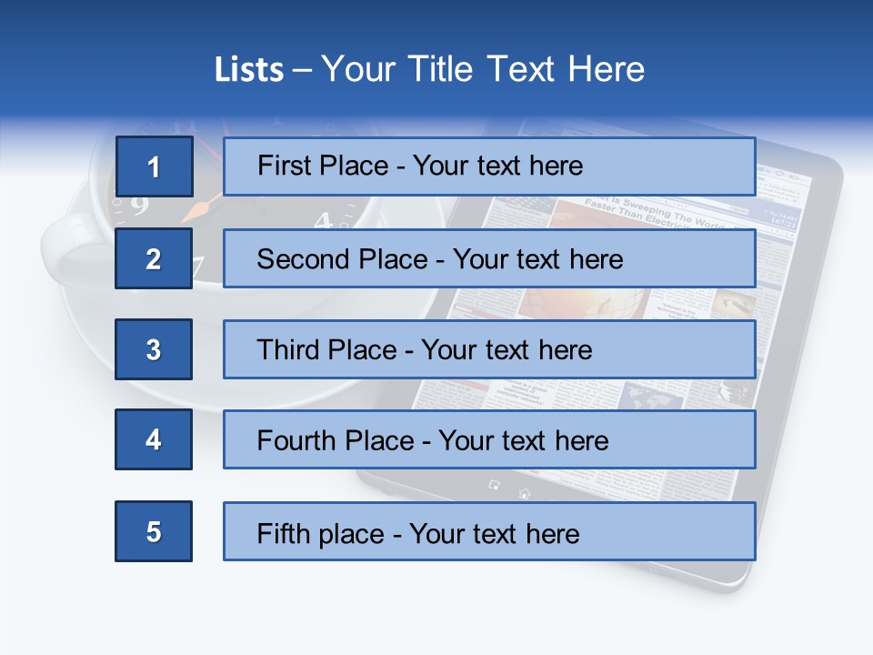 Visual Close Up Business PowerPoint Template