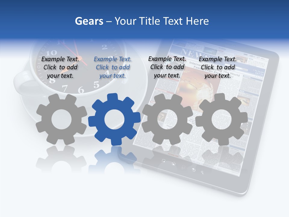 Visual Close Up Business PowerPoint Template