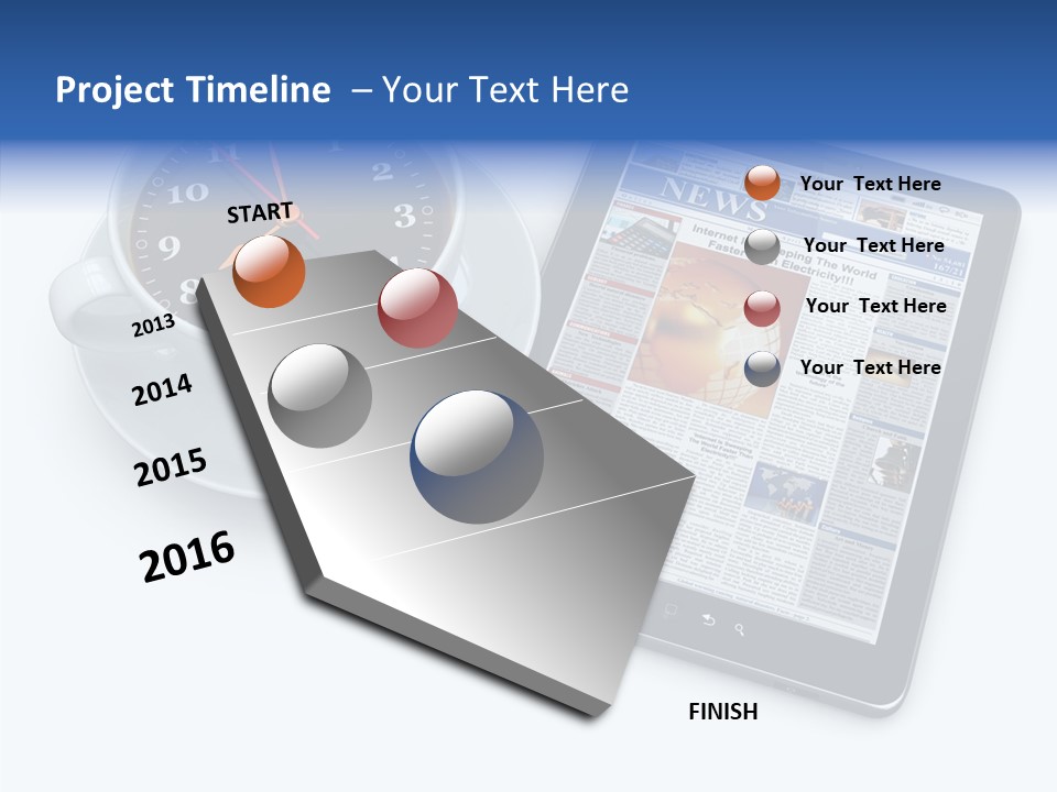 Visual Close Up Business PowerPoint Template