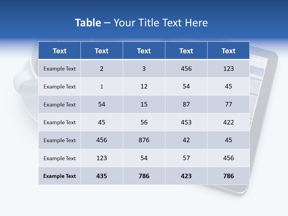 Visual Close Up Business PowerPoint Template