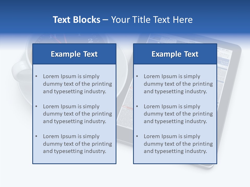 Visual Close Up Business PowerPoint Template