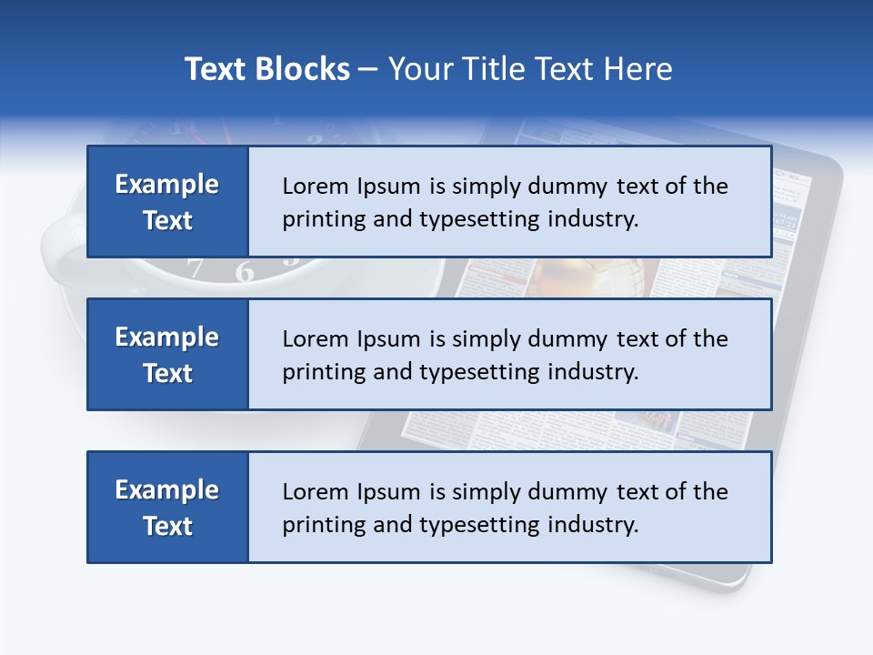 Visual Close Up Business PowerPoint Template