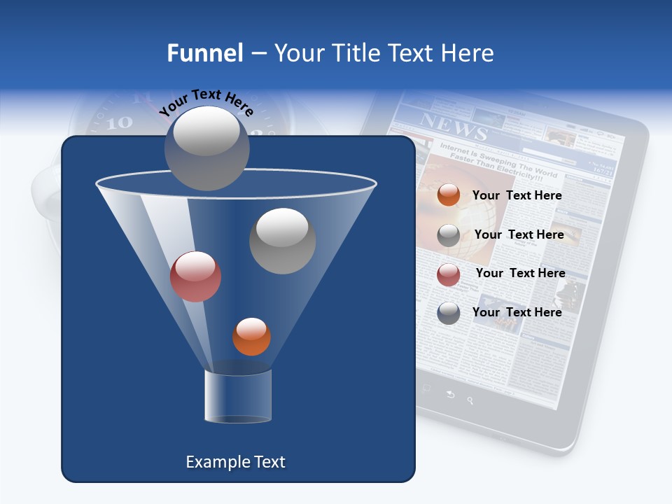 Visual Close Up Business PowerPoint Template