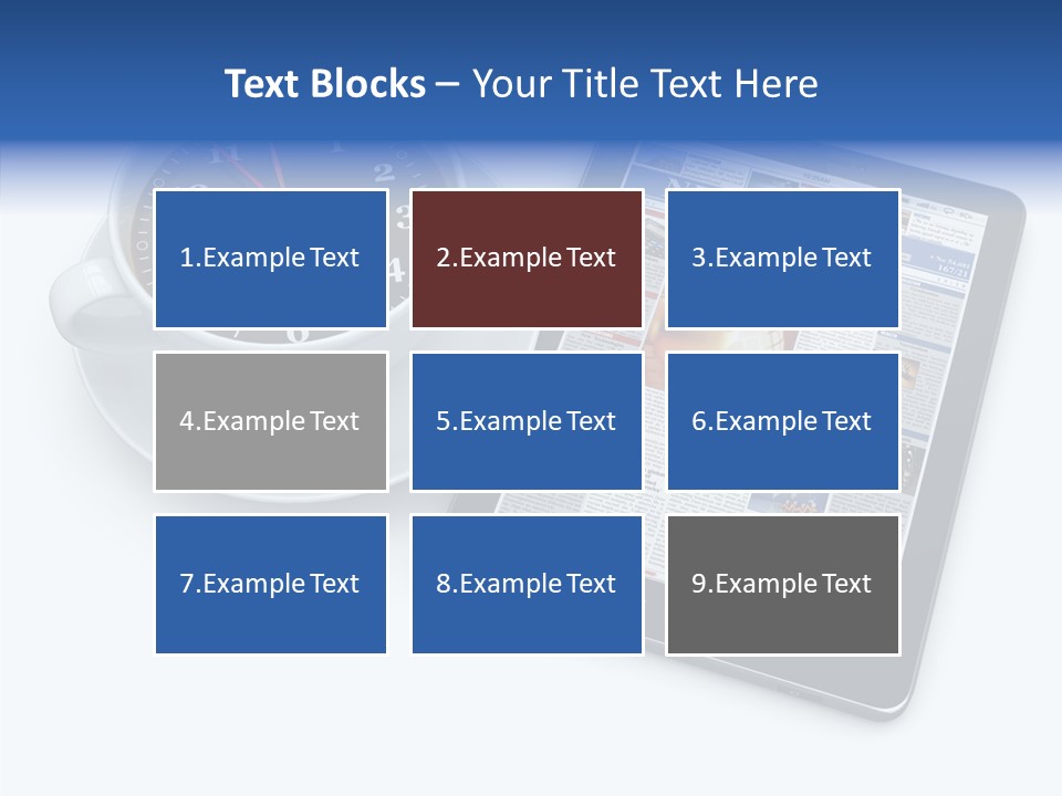 Visual Close Up Business PowerPoint Template