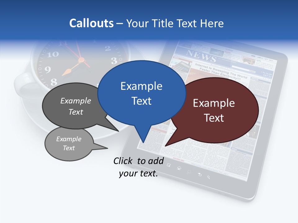 Visual Close Up Business PowerPoint Template