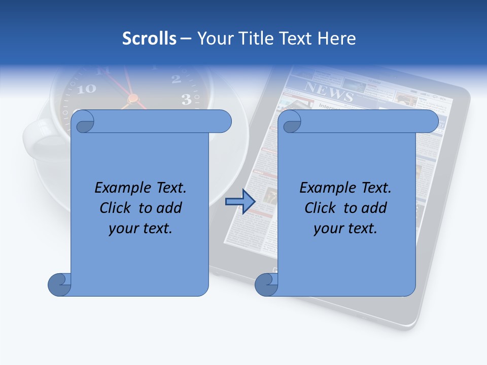 Visual Close Up Business PowerPoint Template