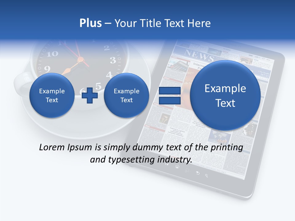 Visual Close Up Business PowerPoint Template