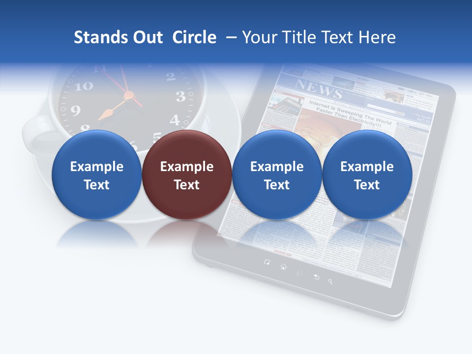 Visual Close Up Business PowerPoint Template