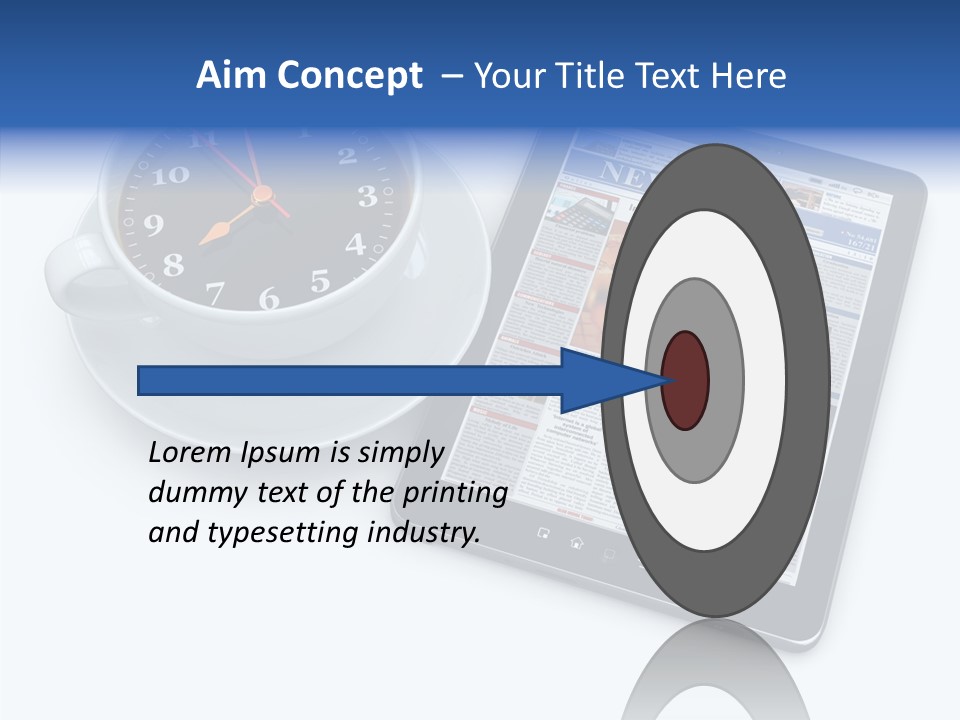 Visual Close Up Business PowerPoint Template