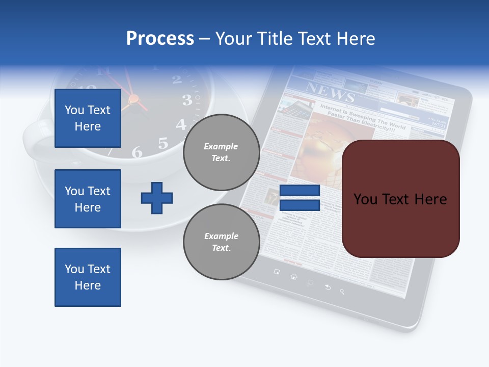 Visual Close Up Business PowerPoint Template