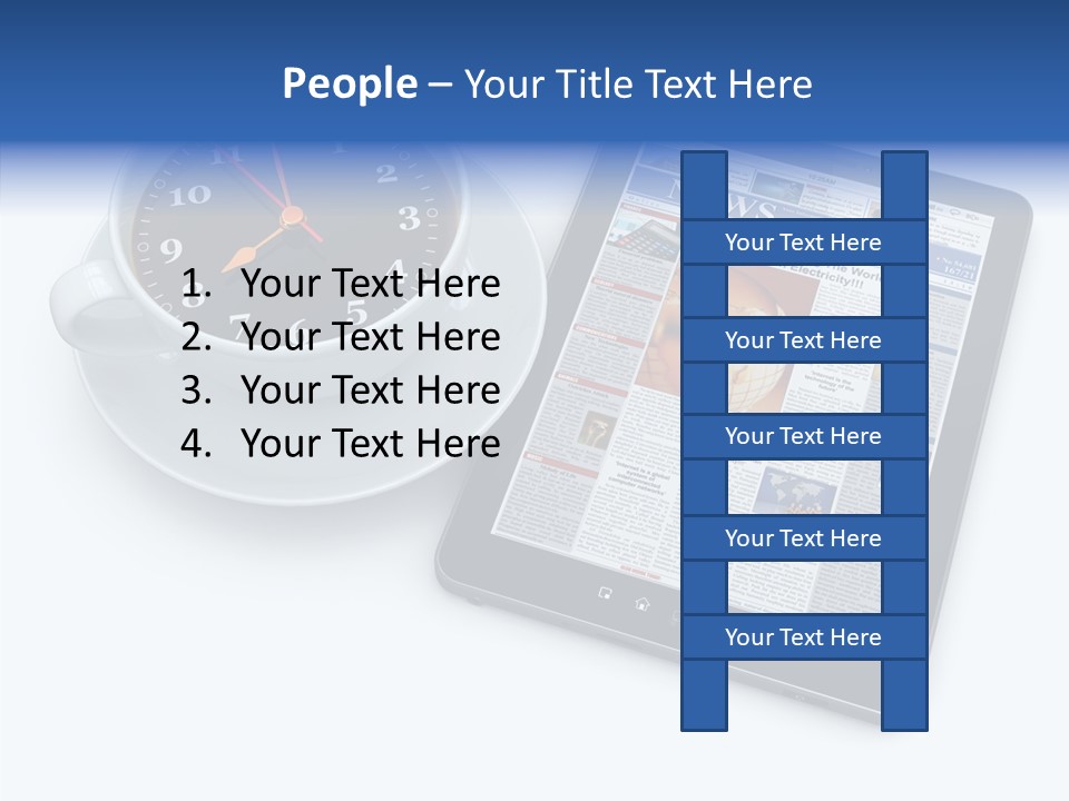 Visual Close Up Business PowerPoint Template