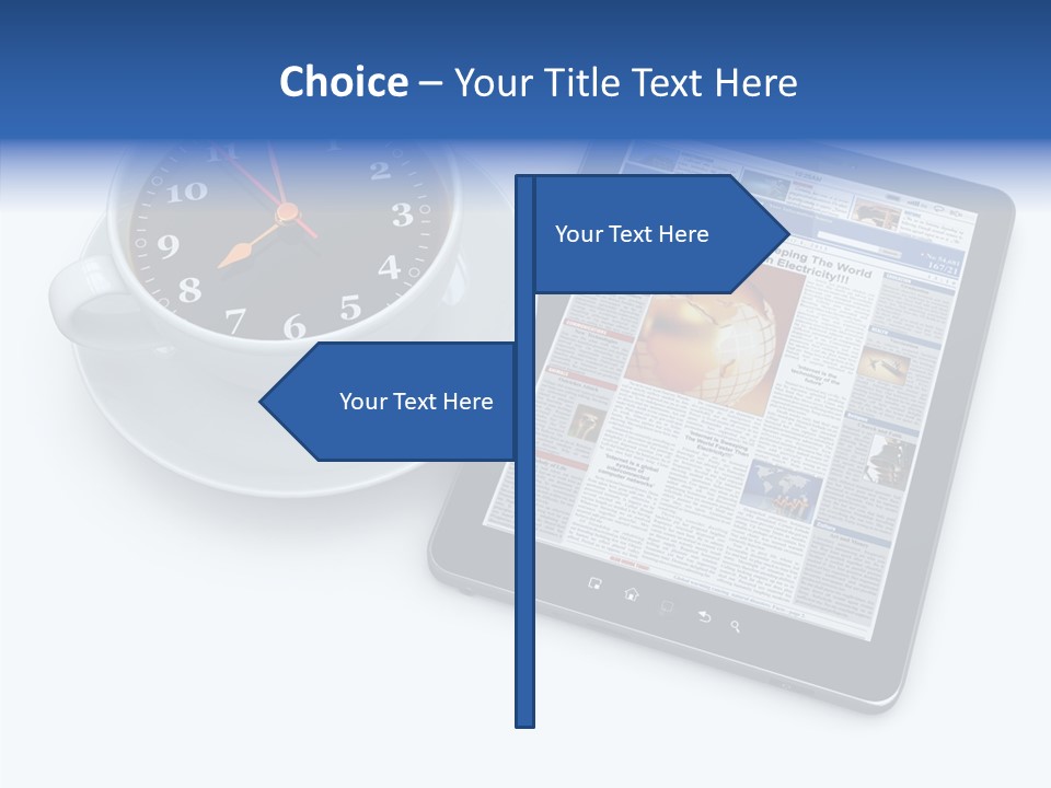 Visual Close Up Business PowerPoint Template