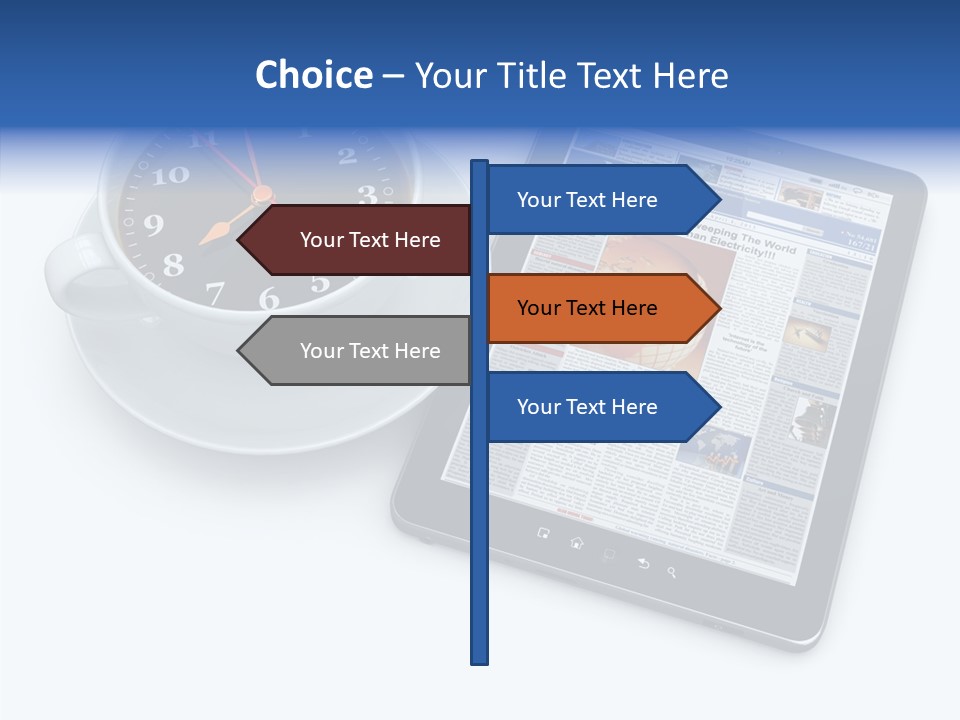 Visual Close Up Business PowerPoint Template