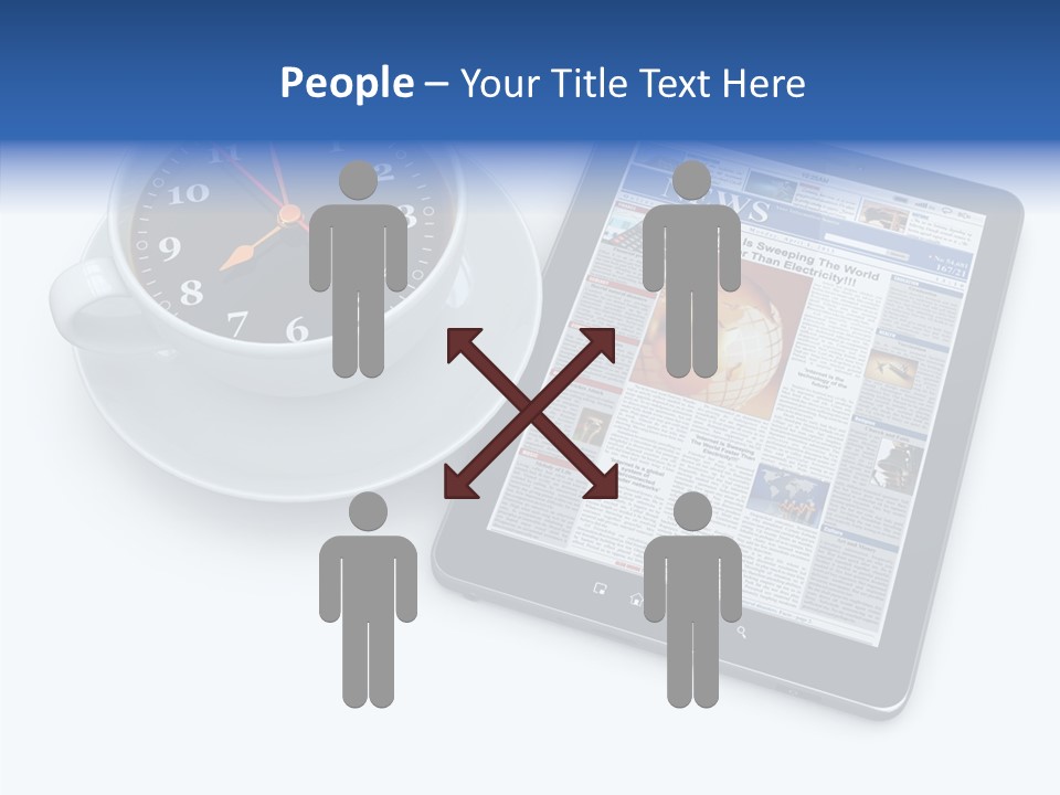 Visual Close Up Business PowerPoint Template