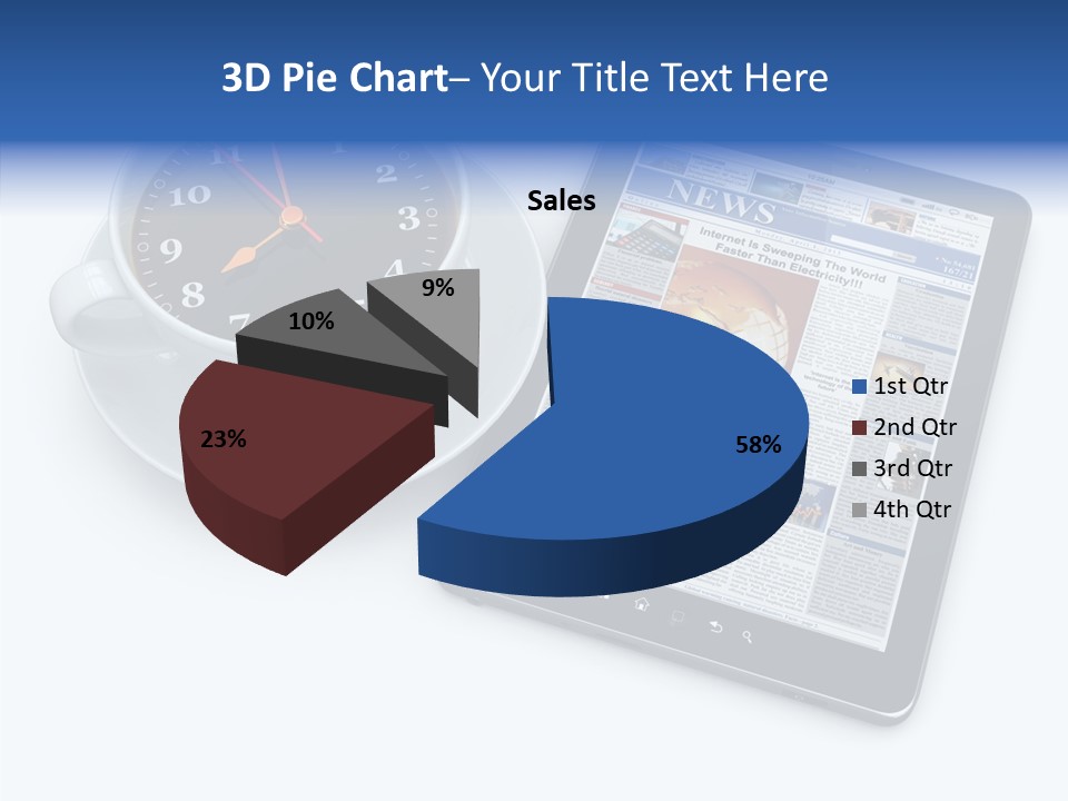 Visual Close Up Business PowerPoint Template