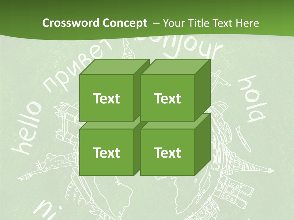India Globe Drawing PowerPoint Template