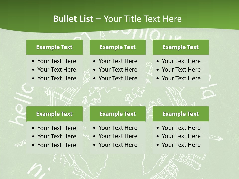 India Globe Drawing PowerPoint Template