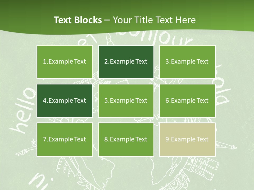 India Globe Drawing PowerPoint Template
