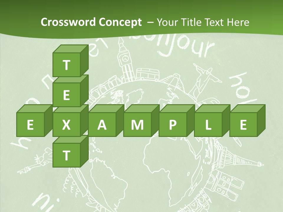 India Globe Drawing PowerPoint Template