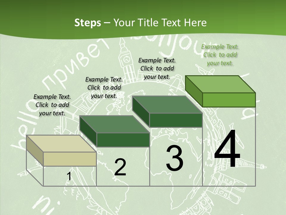 India Globe Drawing PowerPoint Template