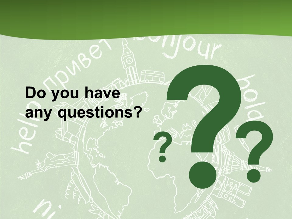 India Globe Drawing PowerPoint Template