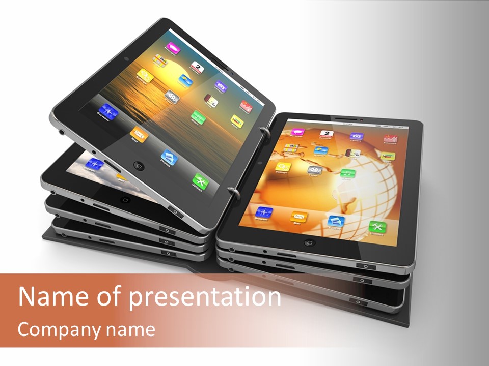 Organizer Digitally Digital PowerPoint Template