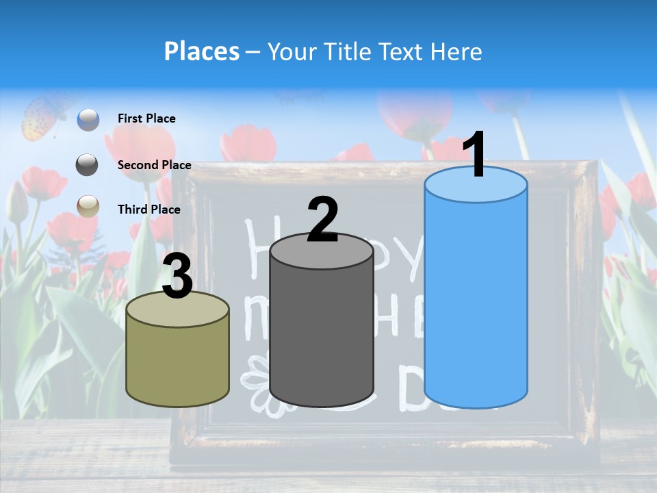 Floral Card Butterfly PowerPoint Template