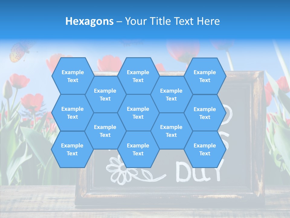 Floral Card Butterfly PowerPoint Template