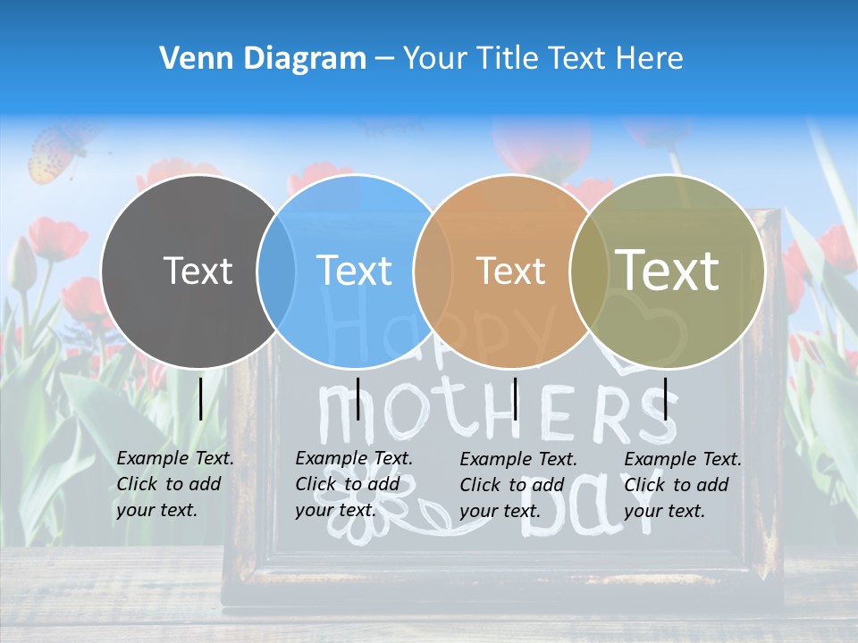 Floral Card Butterfly PowerPoint Template