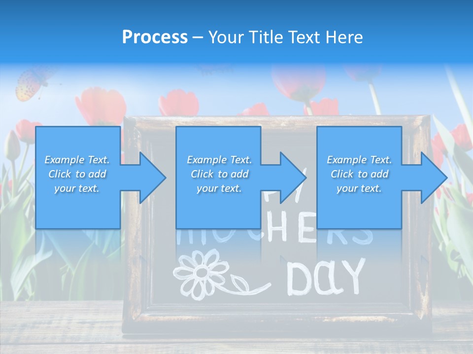 Floral Card Butterfly PowerPoint Template