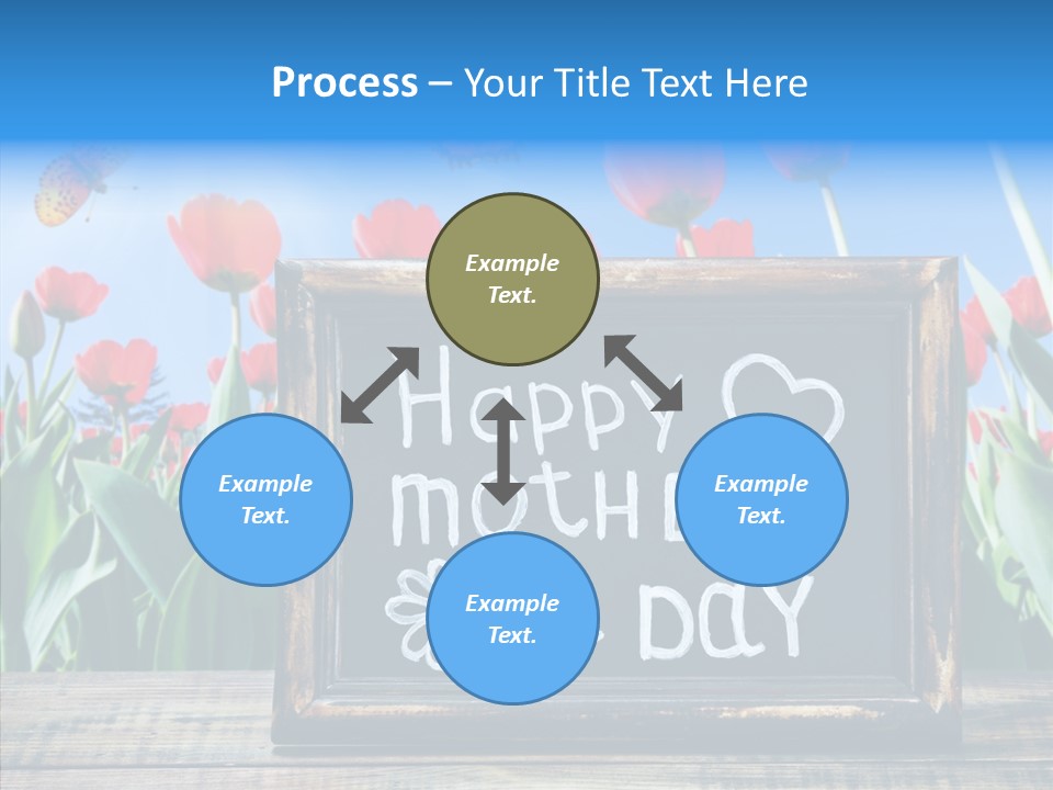 Floral Card Butterfly PowerPoint Template
